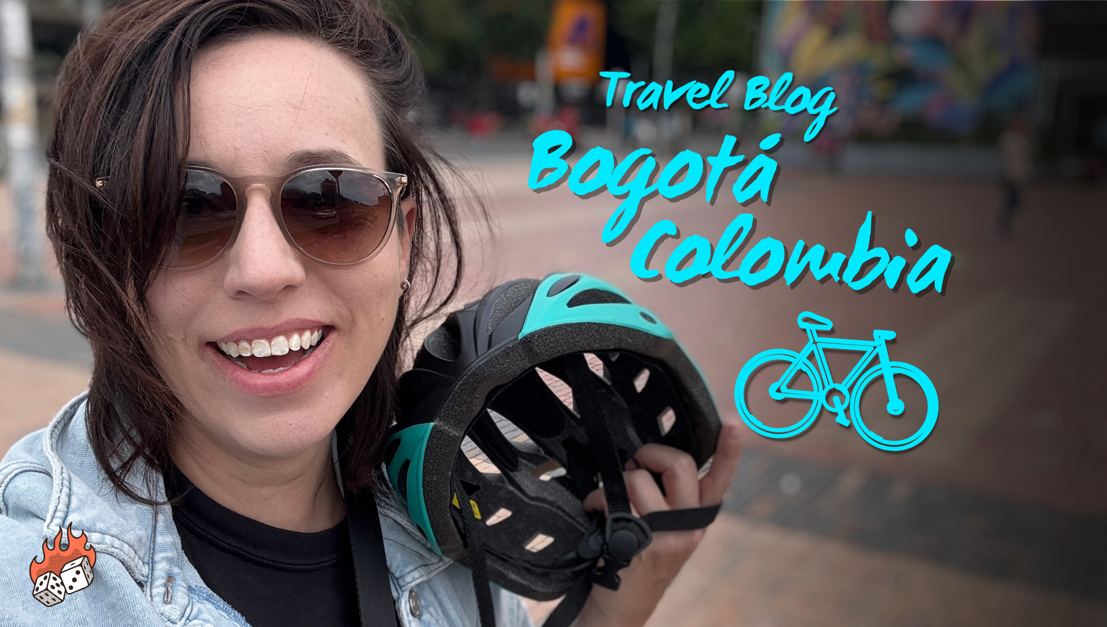 Travel Blog Bogota with me and my helmet