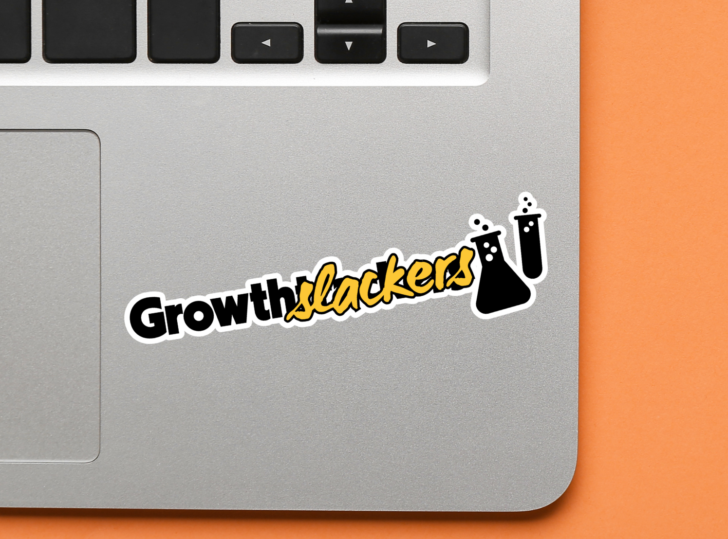 Growthslackers laptop sticker