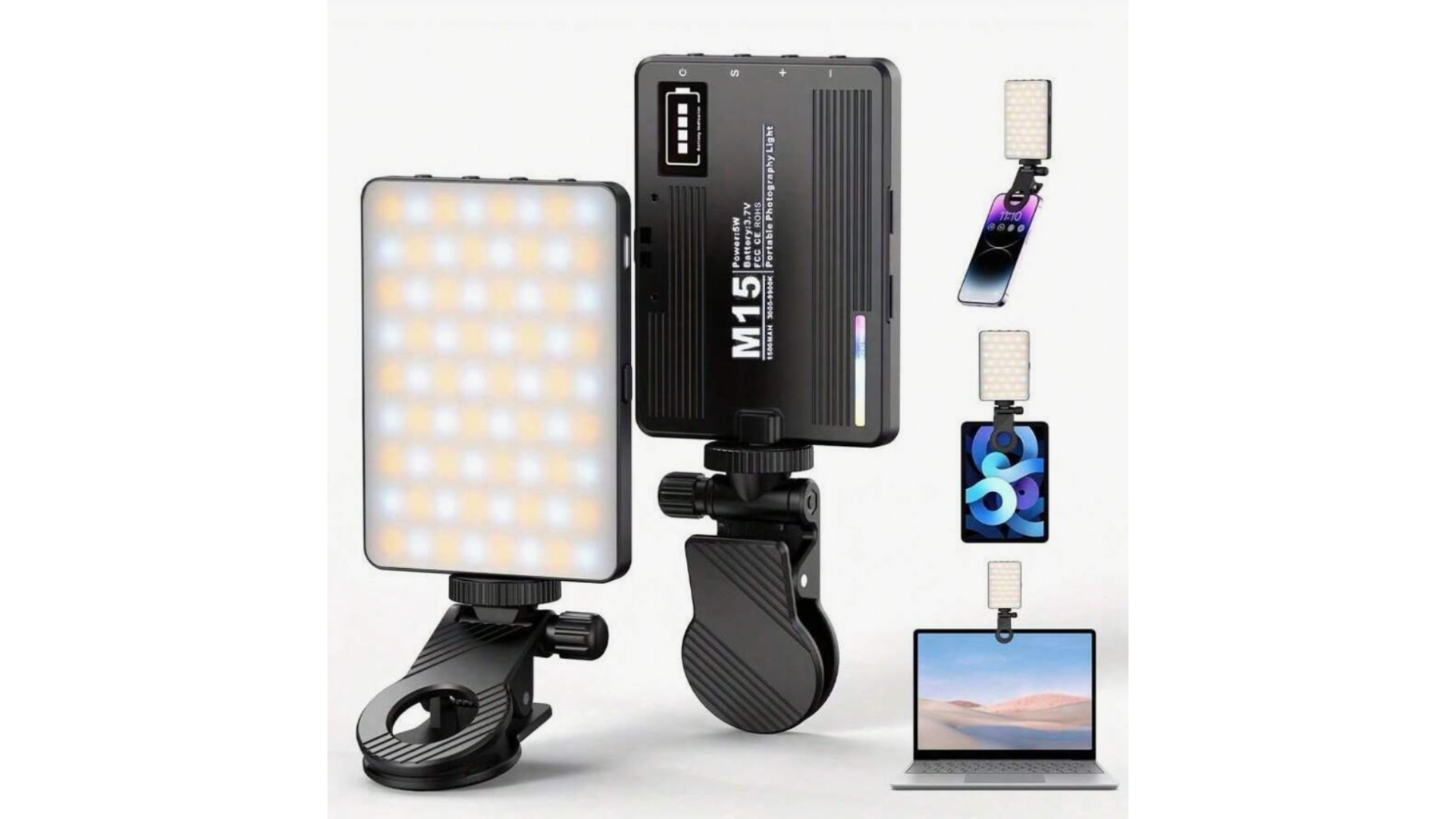 The portable, clip-on light