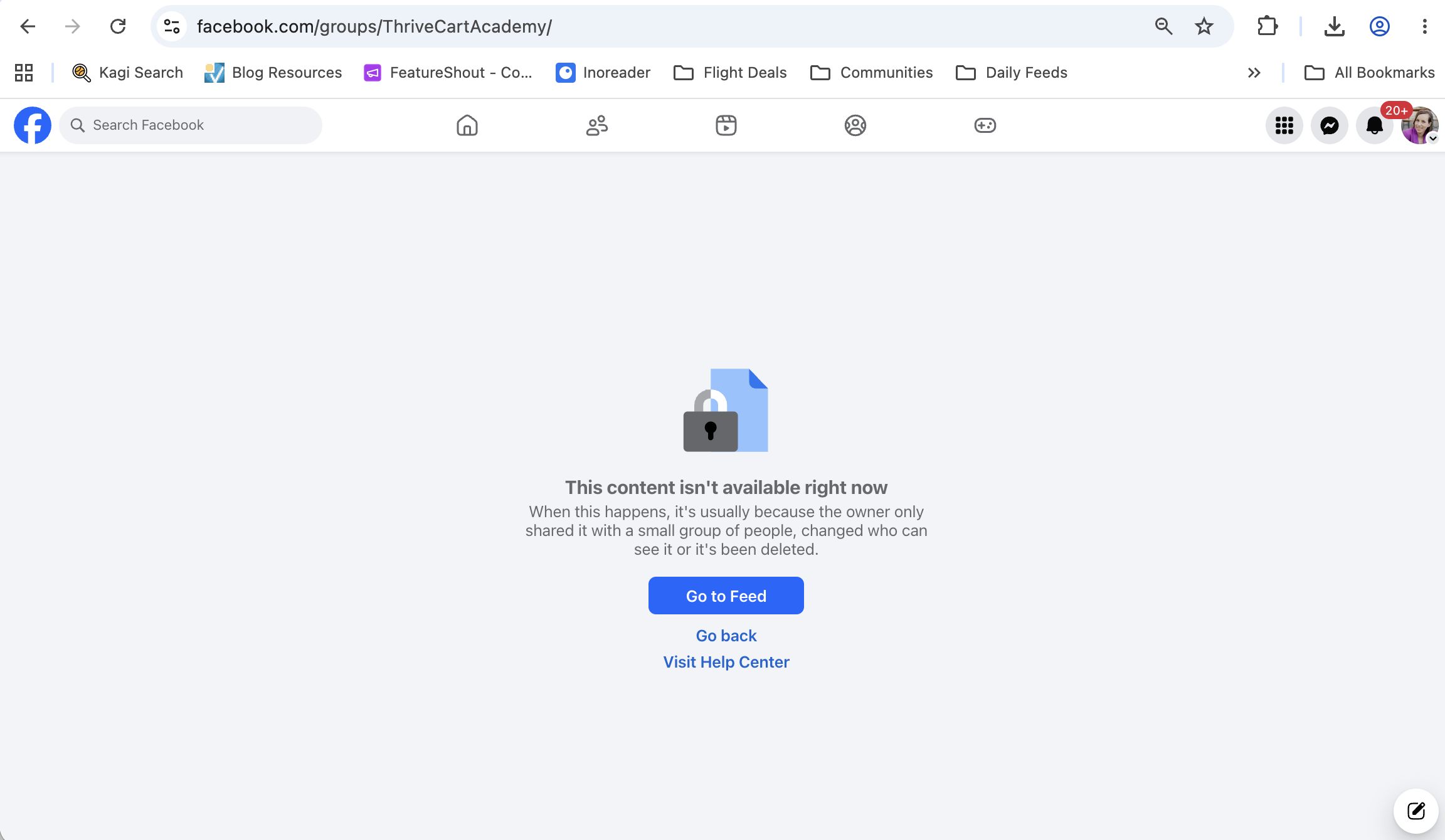 What I saw when I went to ThriveCart's group