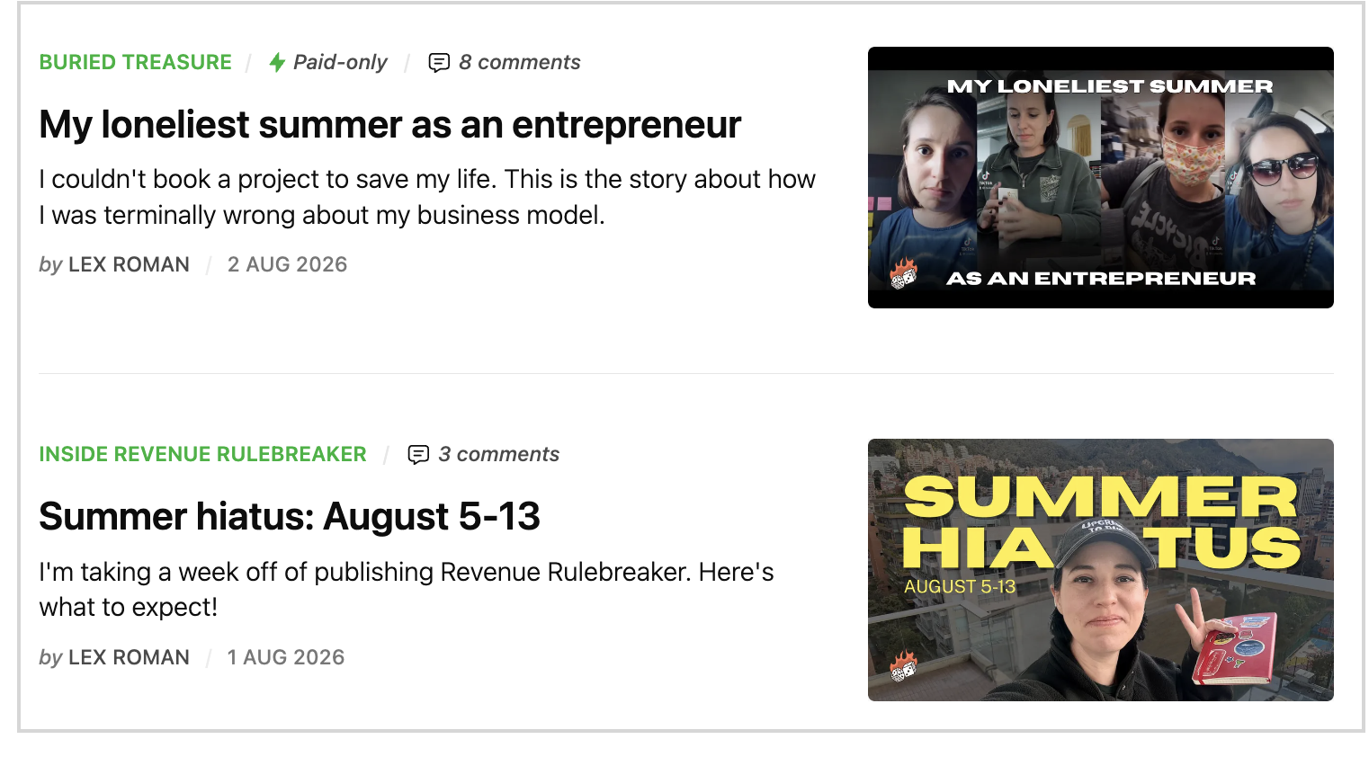 New sidebar