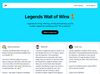Legends Wall of Wins