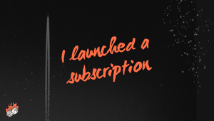 I launched a subscription even though Matt McGarry told me not to