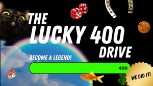 The Lucky 400 Drive: Help us smash 400 Legends!